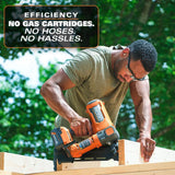 RIDGID 18V (2) 4.0 Ah Batteries and Charger Kit with 18V Brushless Cordless 30° Framing Nailer