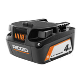 RIDGID 18V Brushless Cordless 30° Framing Nailer Kit w/ 4.0 Ah Battery and Charger with 18V Lithium-Ion 4.0 Ah Battery (2-Pack)