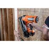 RIDGID 18V Brushless Cordless 30° Framing Nailer Kit w/ 4.0 Ah Battery and Charger with 18V Lithium-Ion 4.0 Ah Battery (2-Pack)