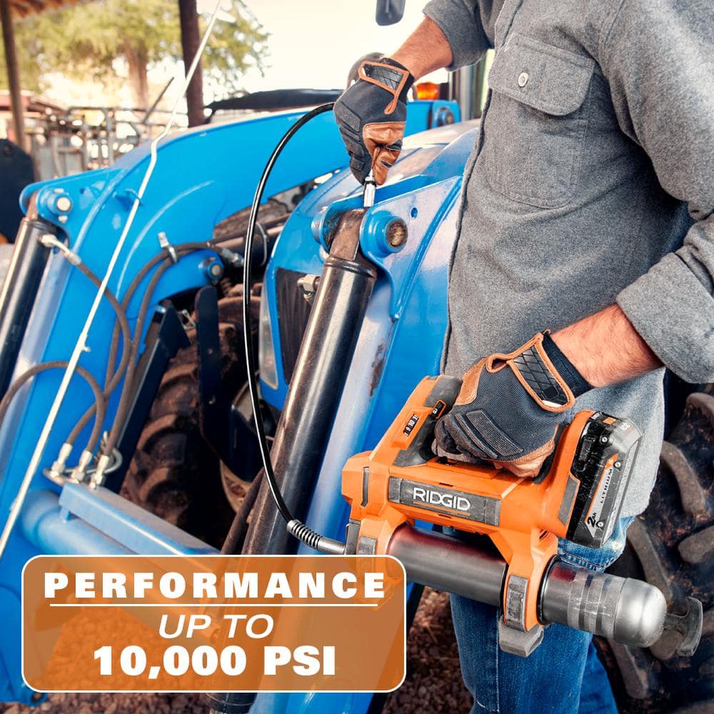 RIDGID 18V Cordless Grease Gun (Tool Only)