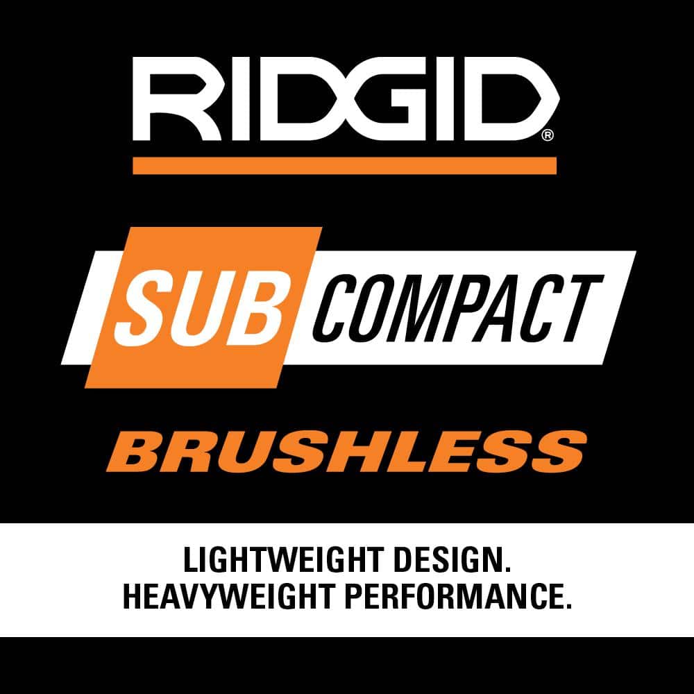 RIDGID 18V SubCompact Brushless Cordless Right Angle Impact Driver (Tool Only)