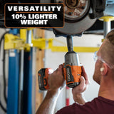 RIDGID 18V Brushless Cordless 4-Mode 1/2 in. High-Torque Impact Wrench Kit with (2) 4.0 Ah Batteries and Charger