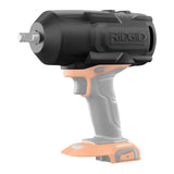 RIDGID 18V Brushless Cordless 3/4 in. High Torque Impact Wrench (Tool Only) with Protective Boot