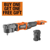RIDGID 18V Brushless Cordless SubCompact 3/8 in. Right Angle Impact Wrench with Protective Boot (Tool Only)