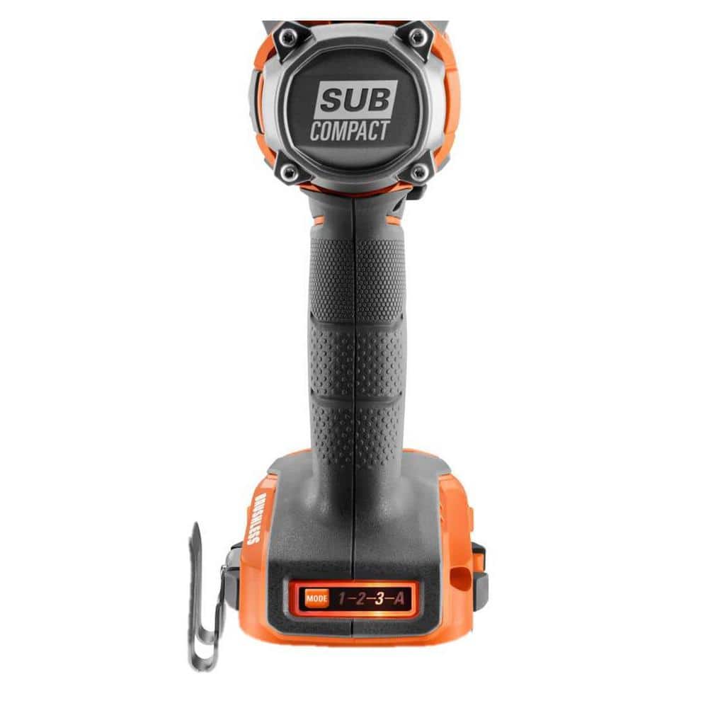 RIDGID 18V SubCompact Brushless Cordless 3/8 in. Impact Wrench and 18V SubCompact Brushless 1/2 in. Impact Wrench (Tools Only)