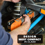 RIDGID 18V Brushless Cordless SubCompact 1/2 in. Right Angle Impact Wrench with Protective Boot (Tool Only)