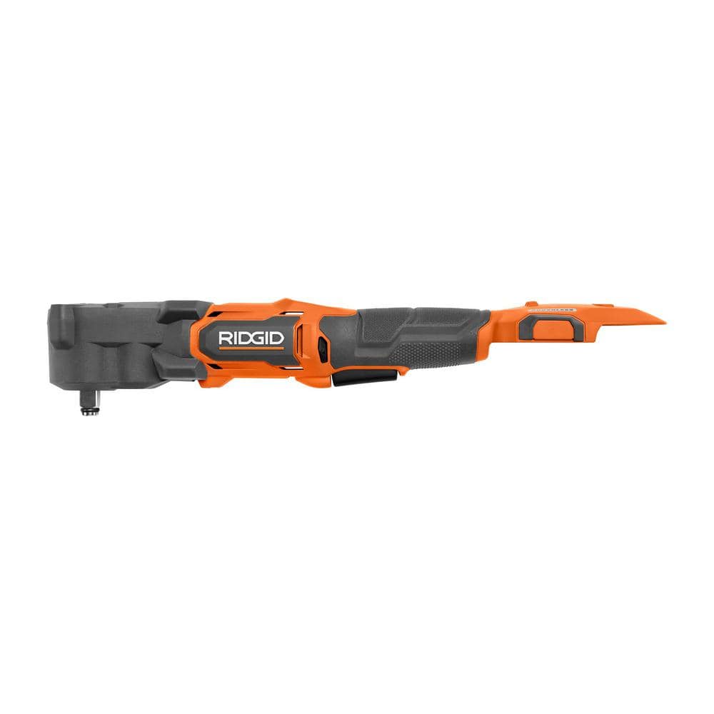 RIDGID 18V Brushless Cordless SubCompact 1/2 in. Right Angle Impact Wrench with Protective Boot (Tool Only)