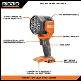 RIDGID 18V Cordless 3-Tool Combo Kit with LED Stick Light, LED Spotlight, and LED Hybrid Panel Light (Tools Only)