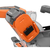 RIDGID 18V Miter Saw with Kit with (2) 4.0 Ah MAX Output Batteries and Charger with 18V Brushless Sliding Miter Saw