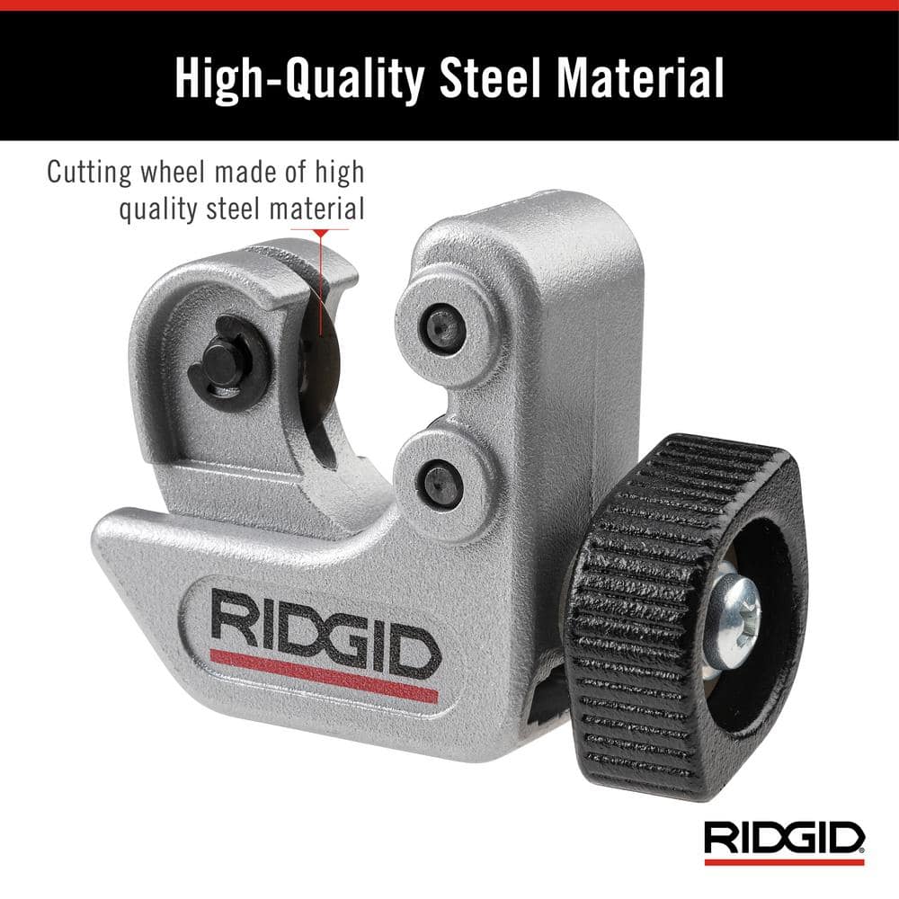 RIDGID #101 Close Quarters Tubing Cutter, 1/4 in. to 1-1/8 in. Capacity