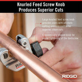 RIDGID #101 Close Quarters Tubing Cutter, 1/4 in. to 1-1/8 in. Capacity
