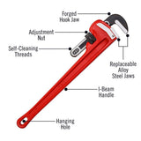 RIDGID 24 in. Heavy-Duty Straight Pipe Wrench