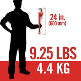 RIDGID 24 in. Heavy-Duty Straight Pipe Wrench
