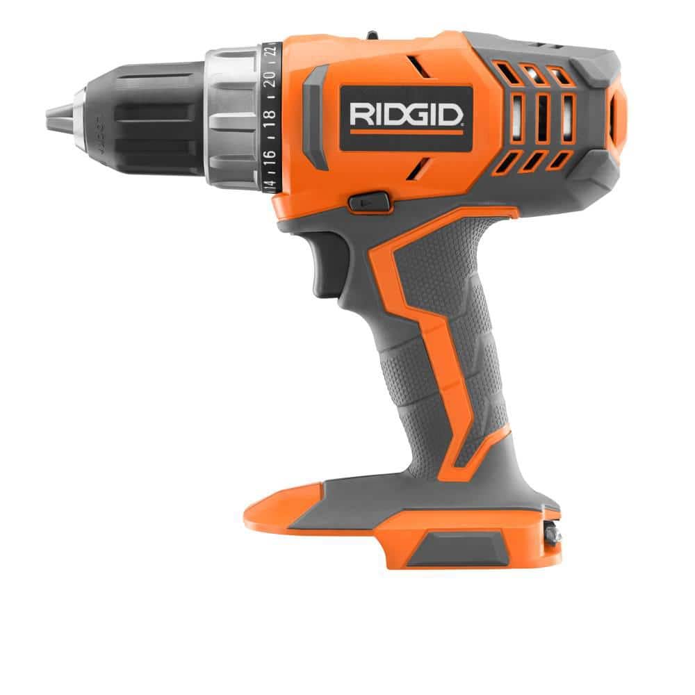 RIDGID 18-Volt Lithium-Ion Cordless 2-Speed 1/2 in. Compact Drill/Driver Kit with (2) 1.5 Ah Batteries, Charger, and Tool Bag