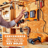 RIDGID 18V Dual Port Charger with (2) 8.0 Ah MAX Output EXP Batteries with 18V Dual Port Simultaneous Charger
