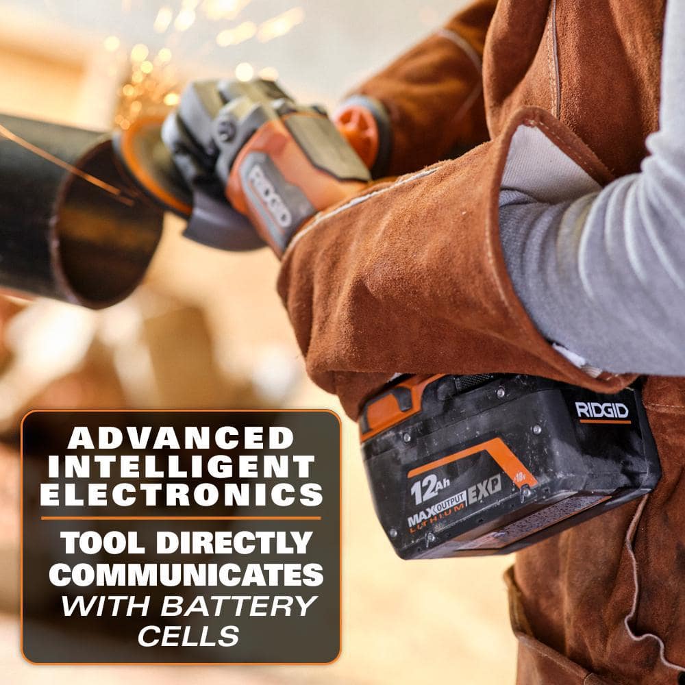 RIDGID 18V 12.0 Ah MAX Output EXP Lithium-Ion Battery (2-Pack)
