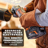 RIDGID 18V 12.0 Ah MAX Output EXP Lithium-Ion Battery with Free 18V Rapid Charger