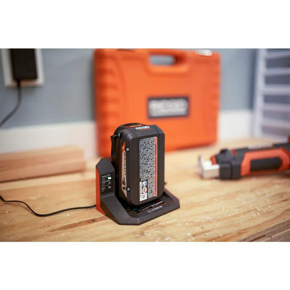 RIDGID 18V Lithium-Ion 1.5 Ah Battery (4-Pack)