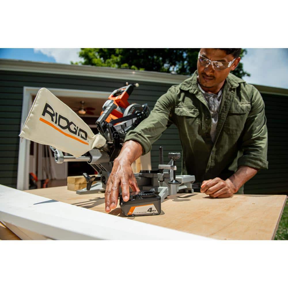 RIDGID 18V Lithium-Ion 4.0 Ah Battery 2-Pack