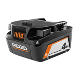 RIDGID 18V Lithium-Ion 4.0 Ah Battery (2-Pack) and 18V Charger Kit