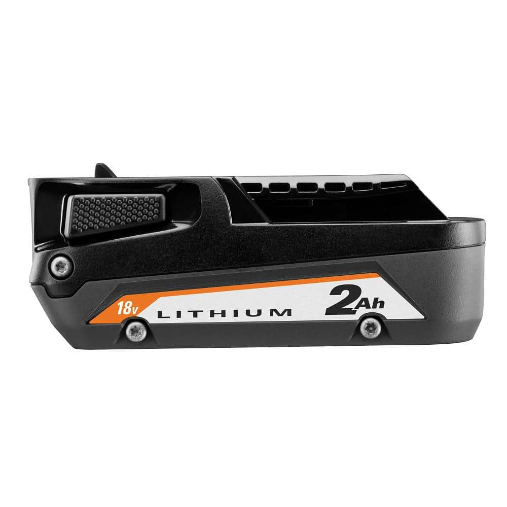 RIDGID 18-Volt Lithium-Ion 2.0 Ah Battery Pack and Charger Kit