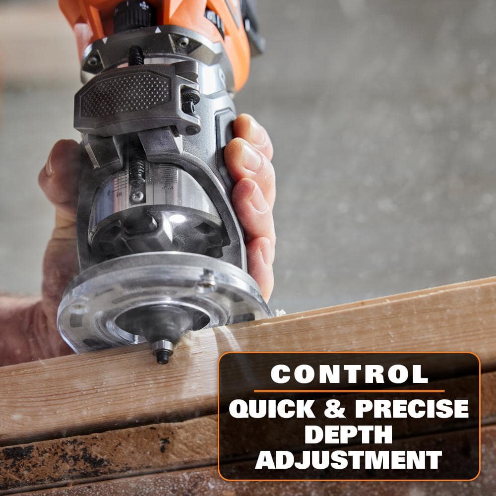 RIDGID 18V Brushless 2-Tool Combo Kit with Compact Trim Router and Jig Saw (Tools Only)