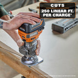 RIDGID 18V Brushless 2-Tool Combo Kit with Compact Trim Router and Jig Saw (Tools Only)