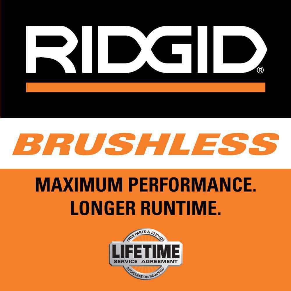 RIDGID 18V Brushless Cordless 2-Tool Combo Kit with High-Torque Impact Wrench, Reciprocating Saw, 4.0 Ah Battery, and Charger