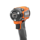 RIDGID 18V Cordless 3-Tool Combo Kit with LED Light, SubC Impact Wrench, Extended Reach Ratchet, (2) 2.0 Ah Batteries & Charger