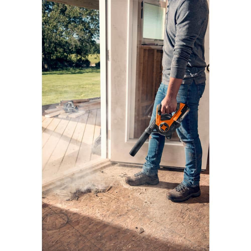 RIDGID 18V Cordless 3-Tool Combo Kit w/ SubCompact Brushless Multi-Material Saw, Caulk Gun, & Compact Jobsite Blower(ToolsOnly)