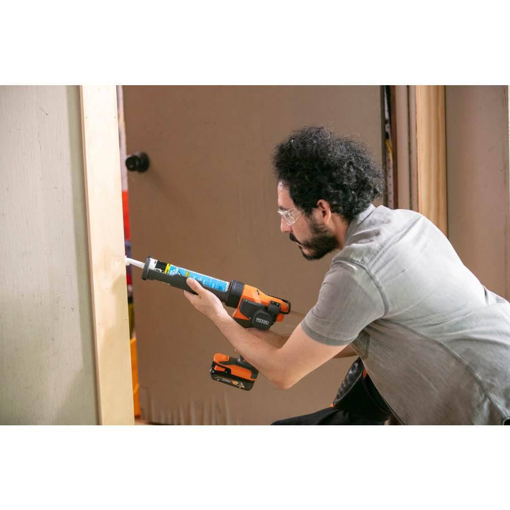 RIDGID 18V Cordless 3-Tool Combo Kit w/ SubCompact Brushless Multi-Material Saw, Caulk Gun, & Compact Jobsite Blower(ToolsOnly)