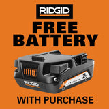 RIDGID 18V Cordless 3-Tool Combo Kit w/ SubCompact Brushless Multi-Material Saw, Caulk Gun, & Compact Jobsite Blower(ToolsOnly)