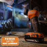RIDGID 18V Brushless Cordless 3-Tool Combo Kit with Hammer Drill, Impact Driver, LED Work Light, (2) Batteries, Charger and Bag