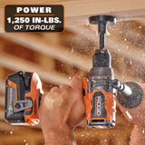 RIDGID 18V Brushless 2-Tool Combo Kit with 6.0 Ah and 4.0 Ah MAX Output Batteries, Charger, Hard Case, and FREE 4.0 Ah Battery
