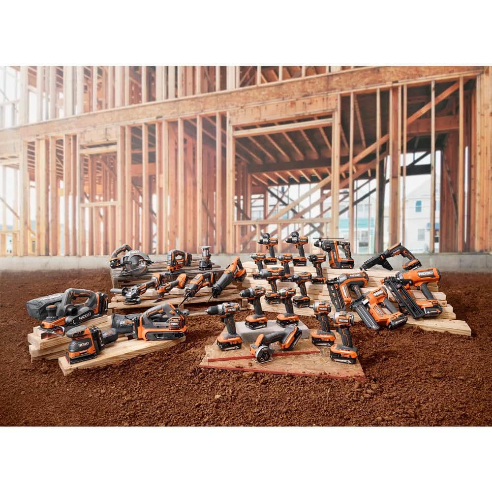RIDGID 18V Brushless 2-Tool Combo Kit with 6.0 Ah and 4.0 Ah MAX Output Batteries, Charger, Hard Case, and FREE 4.0 Ah Battery