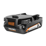 RIDGID 18V SubCompact Brushless 2-Tool Combo Kit with (2) 2.0 Ah Batteries, Charger, Bag + Free 3/8 in. Impact Wrench
