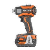 RIDGID 18V Lithium‑Ion Cordless 5‑Tool Combo Kit with (2) 4.0 Ah Batteries, 18V Charger and Contractor's Bag