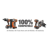 RIDGID 18V OCTANE Brushless Cordless Reciprocating Saw with 9.0Ah OCTANE Battery (Charger Not Included)