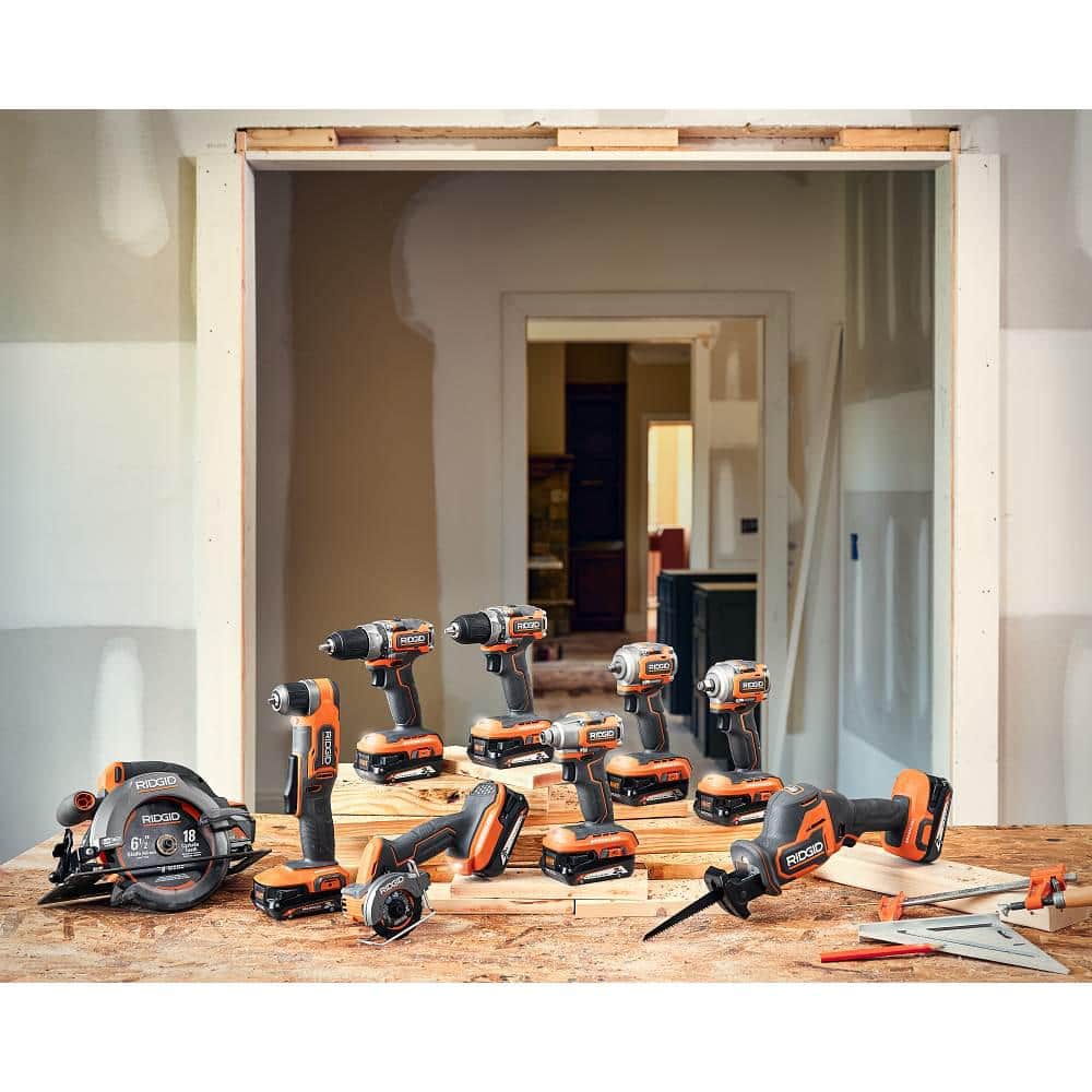 RIDGID 18V SubCompact Brushless Cordless One-Handed Reciprocating Saw Kit with 2.0 Ah Battery and Charger