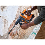 RIDGID 18V Brushless Cordless 1 in. SDS-Plus Rotary Hammer with 18V Lithium-Ion 4.0 Ah Battery