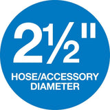 2-1/2 in. Wet Nozzle Squeegee Accessory for RIDGID Wet/Dry Vacs