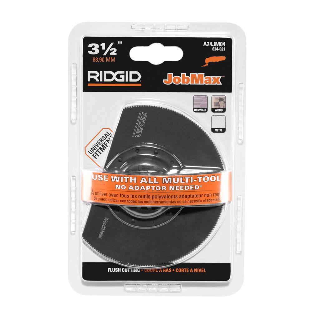 RIDGID JobMax 3-1/2 in. Steel Flush Cut Blade (A24JM04)