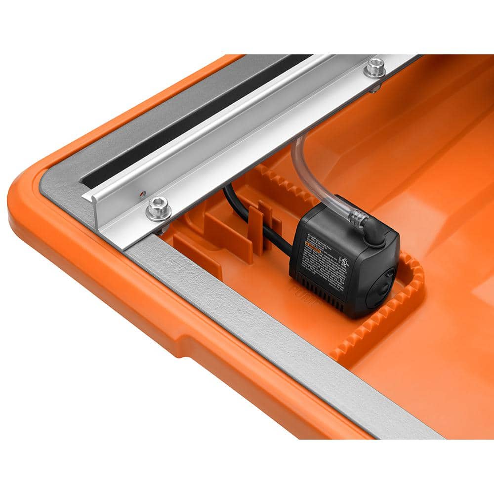 RIDGID 9 Amp Corded 7 in. Wet Tile Saw with Stand (R4031S)
