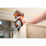 RIDGID 18-Volt Cordless Brushless 1/4 in. Compact Router with Fixed Base and Tool-Free Depth Adjustment
