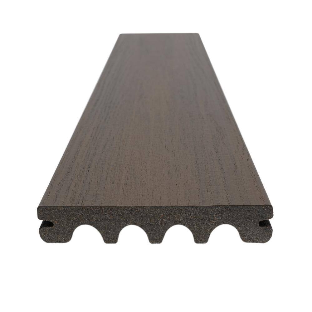 MoistureShield Elevate Riverbank 1 in. x 5.4 in.x 16 ft. Groove Capped Composite Decking (10-Pack) (H-Pack)