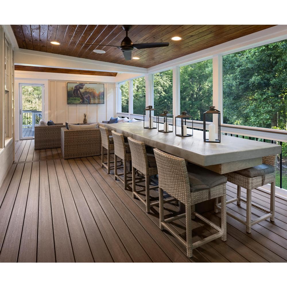 MoistureShield Elevate Riverbank 1 in. x 5.4 in. x 20 ft. Solid Edge Capped Composite Decking (10-Pack)