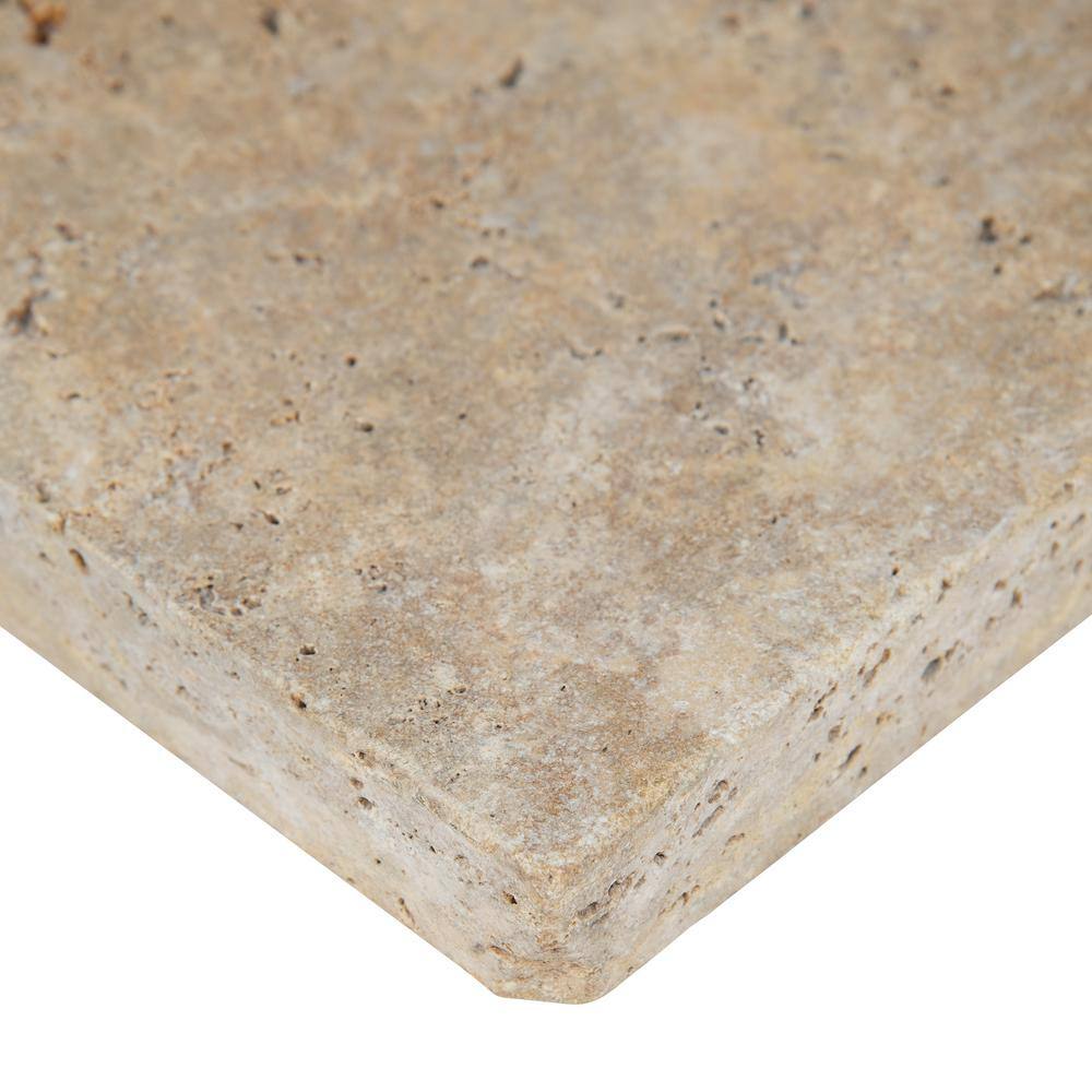 MSI Riviera 2 cm. x 16 in. x 16 in. Tumbled Travertine Paver Tile (1.78 sq. ft.)