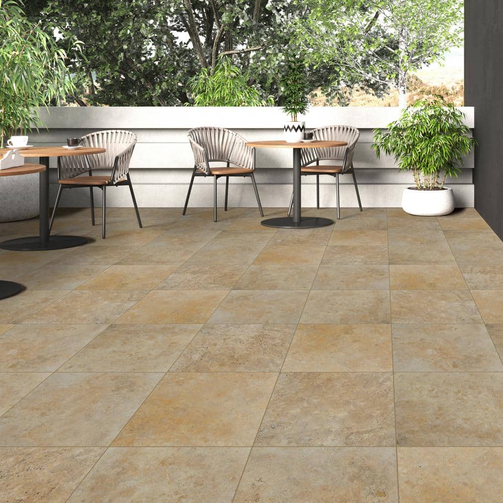 MSI Riviera 2 cm. x 16 in. x 16 in. Tumbled Travertine Paver Tile (1.78 sq. ft.)