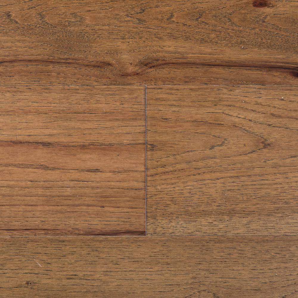 NATU Roasted Distressed Hickory 3/8 in. T x 7.5 in. W Click Lock Distressed Hardwood Flooring (19.43 sq.ft./case)