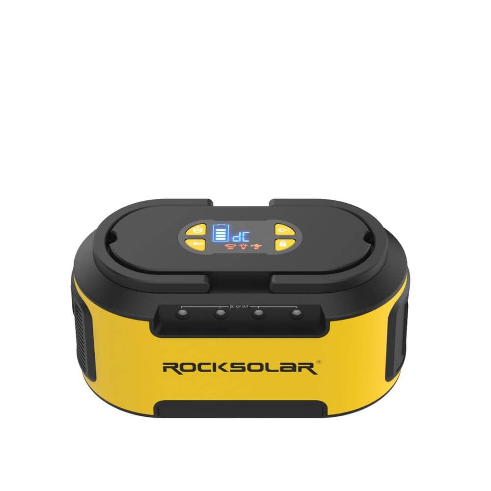ROCKSOLAR READY 300-Watt Peak Push Button Start Quiet Gasless Portable Power Generator